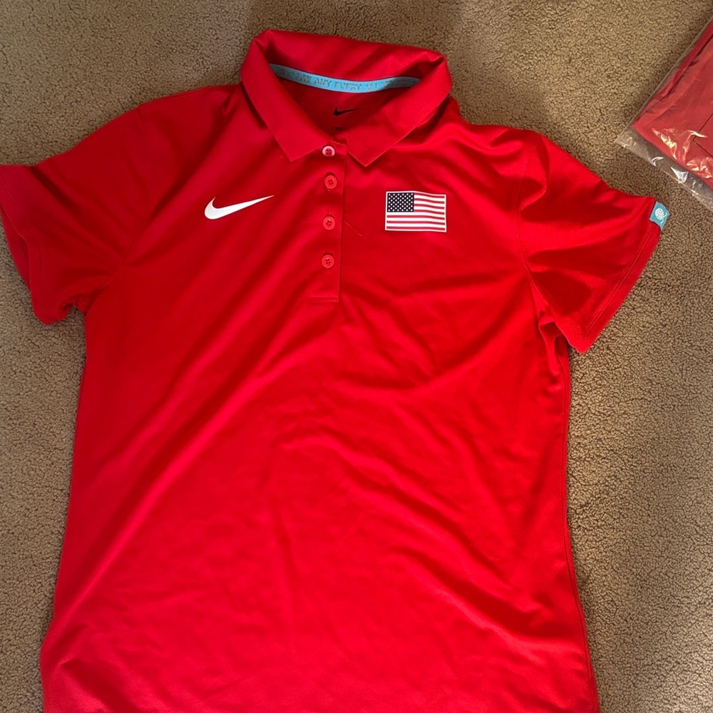 Nike Red Polo Team USA